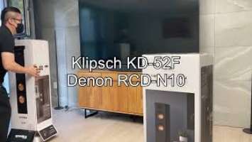 Klipsch KD-52F speaker / Denon RCD-N10 Feat.KOREA install