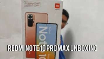 UNBOXING OF REDMI NOTE 10 PRO MAX | റെഡ്മി നോട്ട് 10 പ്രൊ മാക്സ് അൺബോക്സിങ് | ALWIN TECH