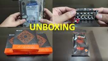 Unboxing - ID Cooling XF12025SD, 10 Fan Hub, Thermal Grizzly Kryonaut, WD 4TB HDD