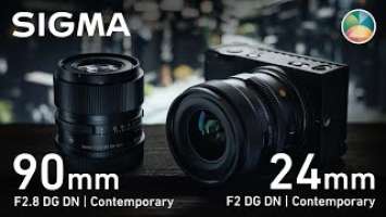 【先行レビュー】新レンズ SIGMA 24mm F2 DG DN / 90mm F2.8 DG DN | Contemporary の魅力