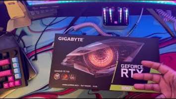 Unboxing Gigabyte Geforce RTX 3060 Gaming OC 12G RGB GPU