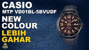 CASIO MTP VD01BL-5BVUDF : JAM CASIO NEW COLOUR LEBIH GAHAR TERBARU (2022)