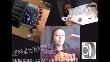 Apple Watch 8 Series | Stainless Steel 41m Unboxing | See My Journey + Accessories + Common Setback