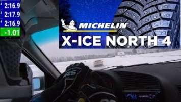 E36 328i POV On Ice Track (MICHELIN X-Ice North 4)