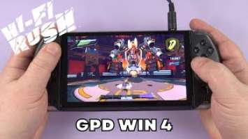 HiFi Rush gameplay on GPD WIN 4 - AMD Ryzen 7 6800U Windows handheld gaming PC