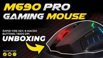 REDRAGON M690 MIRAGE UNBOXING | 4800 DPI | 8 BUTTONS | WIRELESS GAMING MOUSE #redragon #gamingmouse