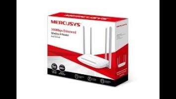 Mercusys MW325R best budget router 2018 unboxing and setup