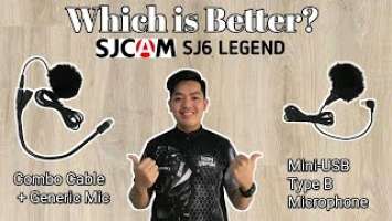 SJCAM SJ6 LEGEND EXTERNAL MICROPHONES | COMPARISON REVIEW | WHICH IS BETTER?