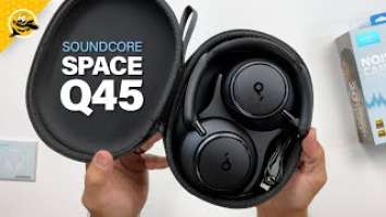 Soundcore Space Q45 Wireless ANC Headphones - Unboxing, Mic Test & First Review!