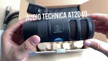 Unboxing Review Audio Technica AT2040