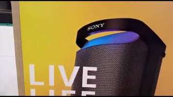 Sony SRS-XP500 X-Series portable wireless speaker Technology unboxing and display video