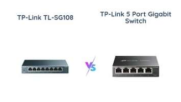 TP-Link TL-SG108 vs TL-SG105E | Gigabit Switch Comparison