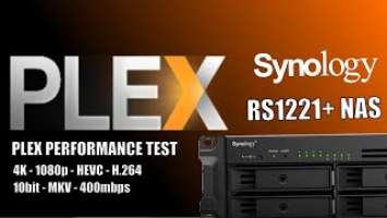 Synology RS1221+ NAS 1080p & 4K Plex Tests