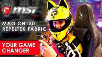 MSI MAG CH130 I REPELTEK FABRIC REVIEW: My Best Gaming Chair EVER!