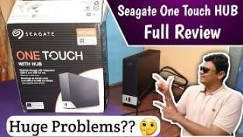 Seagate One touch Hub External 10TB HDD Backup review | Pros & cons | Benchmarks [Eng]