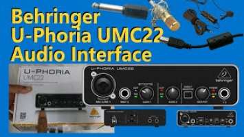 Behringer U Phoria UMC22 Audio Interface- Unboxing and Features- Is it Worth Rs 6k-7k ??