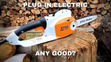 Stihl MSE170 Chainsaw Review - Plug-In Electric, Any Good?