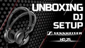 SENNHEISER HD 25 - "UNBOXING DJ SETUP" A.S.M.R