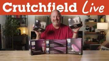 Crutchfield Live #16 promo: Philips Hue, Sonos Ray unboxing and setup, plus the whisper game