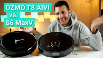 Roborock S6 MaxV vs. Ecovacs Deebot Ozmo T8 AIVI - SHOWDOWN der 2 BESTEN SAUGROBOTER 2020!