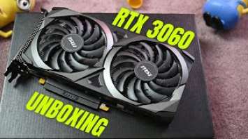 MSI RTX3060 VENTUS 2X OC - Unboxing