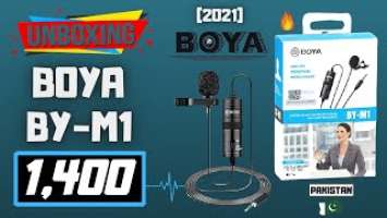 Boya BY-M1 Lavalier Microphone Unboxing & Sound Test Urdu/Hindi Pakistan