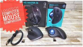 Logitech MX Master 3S Wireless Mouse vs ERGO M575 TrackBall Mouse Comparison