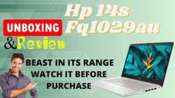 HP 14S FQ1029AU UNBOXING & REVIEW | BEST LAPTOP UNDER 42K | RYZEN 3 5300U | TECHKARTZZ