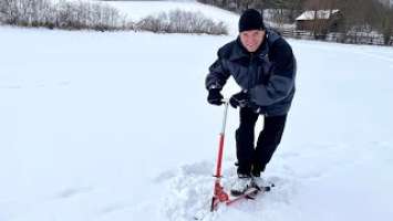 STIGA snow kick - scooting downhill...