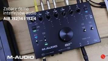 Interfejsy audio M-Audio AIR 192|4 i 192|14 | Demo