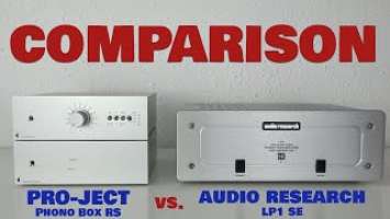 Phono Preamp Comparison - Pro-Ject Phono Box RS vs Audio Research LP1 SE  Blind Test  Lossless files