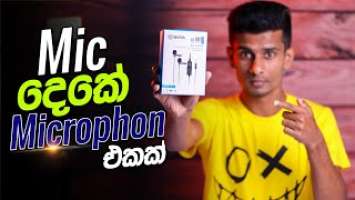 Boya By M1DM Dual Omni Directional Lavalier Microphone Unboxing & Quick Review in Sri Lanka Sinhala