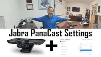 Adjusting Jabra PanaCast settings in Jabra Direct