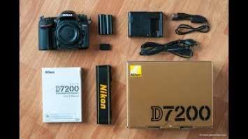 UNBOXING Nikon d7200 with 18-105mm AF-S ED ID VR Lens(My reviews)