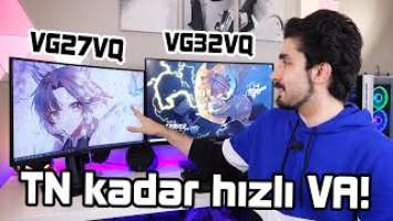 TN kadar hızlı VA! Nasıl?! "Asus TUF Gaming VG27VQ ve VG32VQ incelemesi"