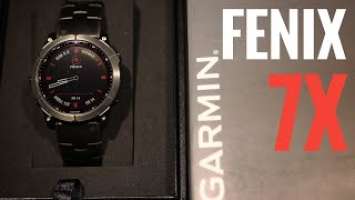 Garmin FENIX 7X SAPPHIRE SOLAR Schwarz/Schiefergrau DLC Titan | 010-02541-27 | Review | Olfert&Co