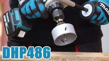 NEW Powerful brushless cordless drill Makita DHP486, short test