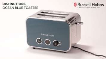 Distinctions 2-Slice Toaster Ocean Blue - 26431-56 | Russell Hobbs