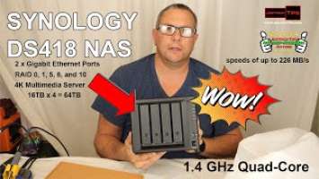 Synology DiskStation DS418 64TB NAS review | JoeteckTips