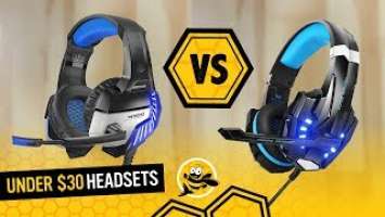 Onikuma K8 vs G9000 Gaming Headsets under $30