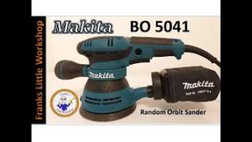 Makita BO5041, Random Orbit Sander.