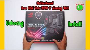 MOBO ASUS ROG STRIX B550-F WIFI GAMING | UNBOXING DAN PASANG !!!