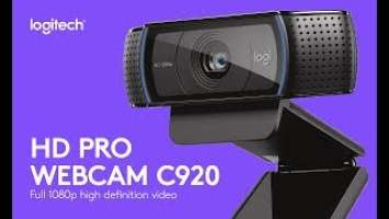 Logitech c920 (1080p) web camera unboxing (english commentary) Lazada