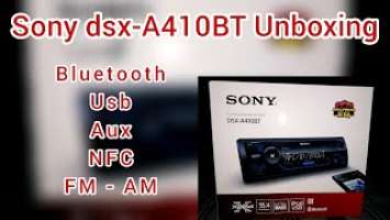 sony dsx-a410bt stereo player unboxing and review with Kamal Zahura. ।। New Punjabi 2020।।