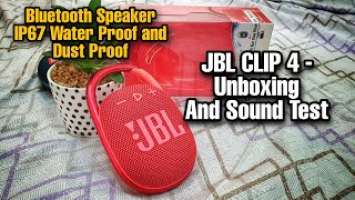 JBL CLIP 4 - Unboxing and Sound Test