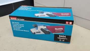 Unboxing Makita Belt Sander - Model 9404