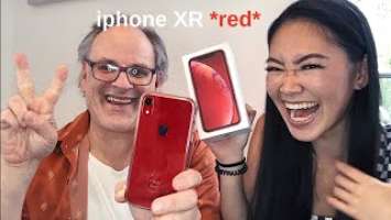 UNBOXING THE iPhone XR with my DAD!!! (professional) is it worth it still in 2020?