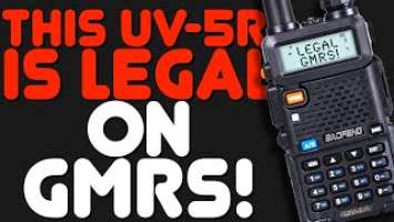 Baofeng's New UV-5R GMRS Radio - FCC Legal GMRS Version Of the Baofeng UV-5R - FCC Part 95 Approved