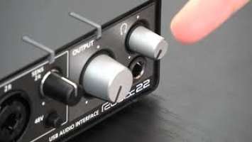 Roland Rubix22 USB Audio Interface setup for Windows