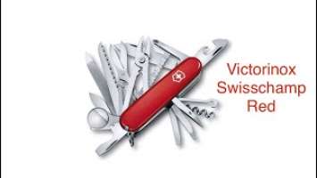 Обзор многофункционального ножа Victorinox Swisschamp Red. EDC мультитул. Инструмент для дома.